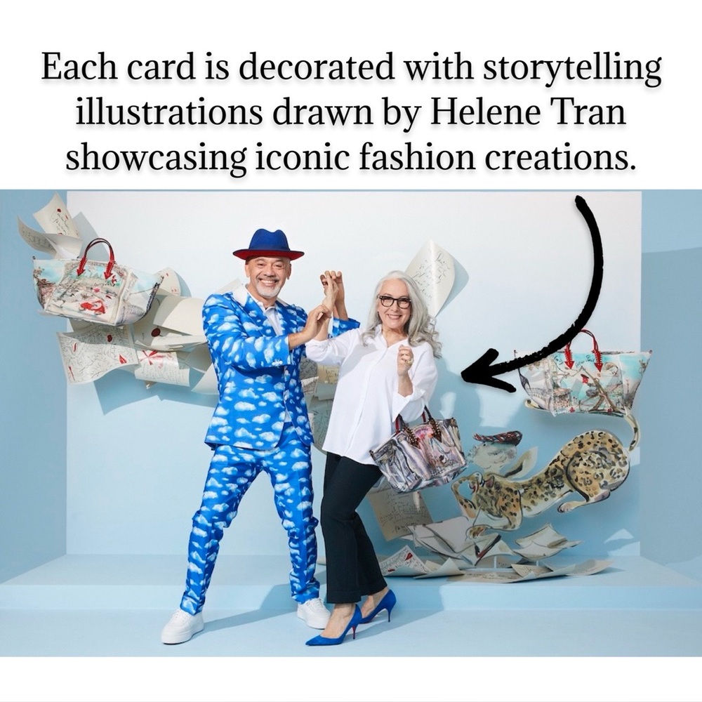 CHRISTIAN LOUBOUTIN LIMITED EDITION PLAYING CARD - Case Included - Picture 10 of 10